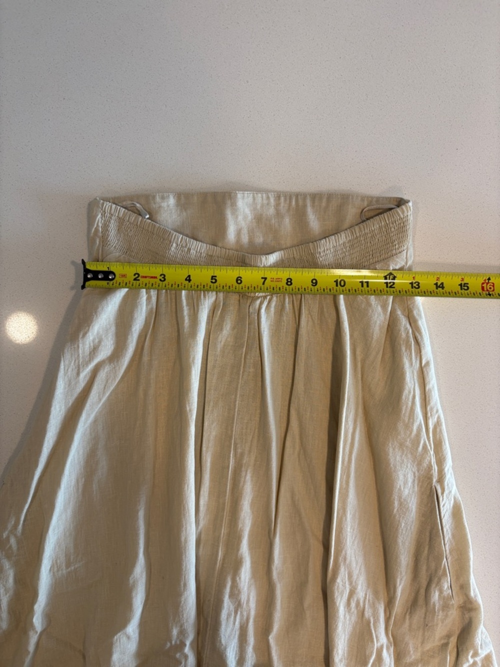 Zara Strapless Cream Maxi Dress - Picture 4 of 7
